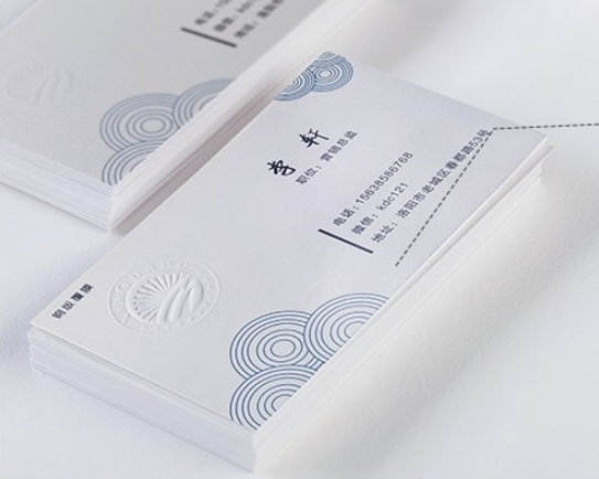 铜版名片-铜版不覆膜